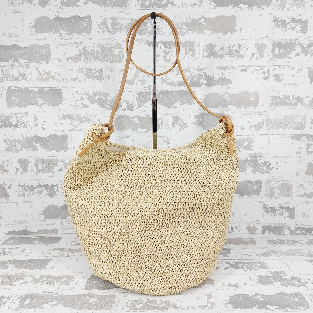 Bujibaja Woven Straw Shoulder/Crossbody Bag